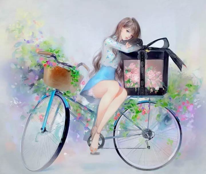 太仙美啦！果断选了一张做头像！