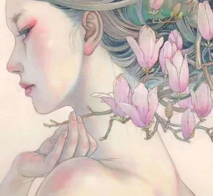 娇羞空灵少女，比水蜜桃鲜嫩，比花儿更动人