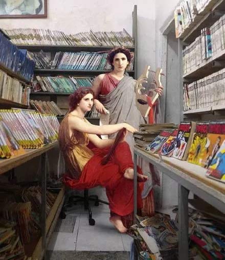 真是脑洞大开-他把希腊众神PS到现实生活中很有意思