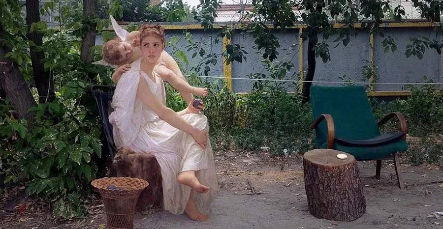 真是脑洞大开-他把希腊众神PS到现实生活中很有意思