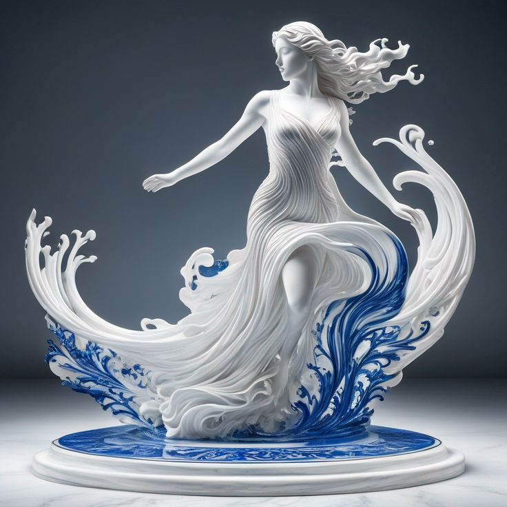 数字雕塑与中国青花瓷的艺术融合